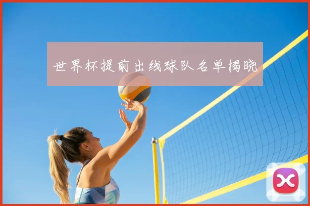 世界杯提前出线球队名单揭晓
